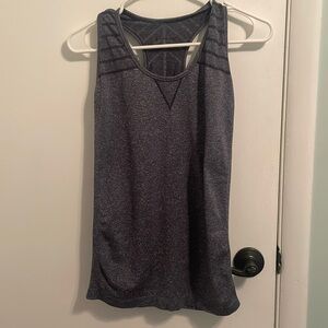 Oiselle Racerback Running Tank small gray
